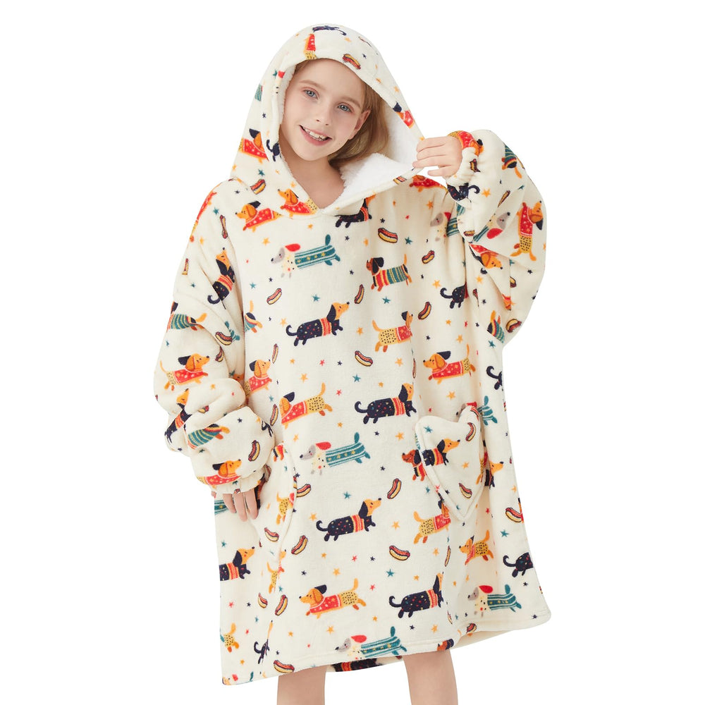 Mewkou capuche devant enfant Dachshund, protection et confort