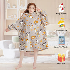 Mewkou hoodie capuche détail motif chat protégeant tête et oreilles