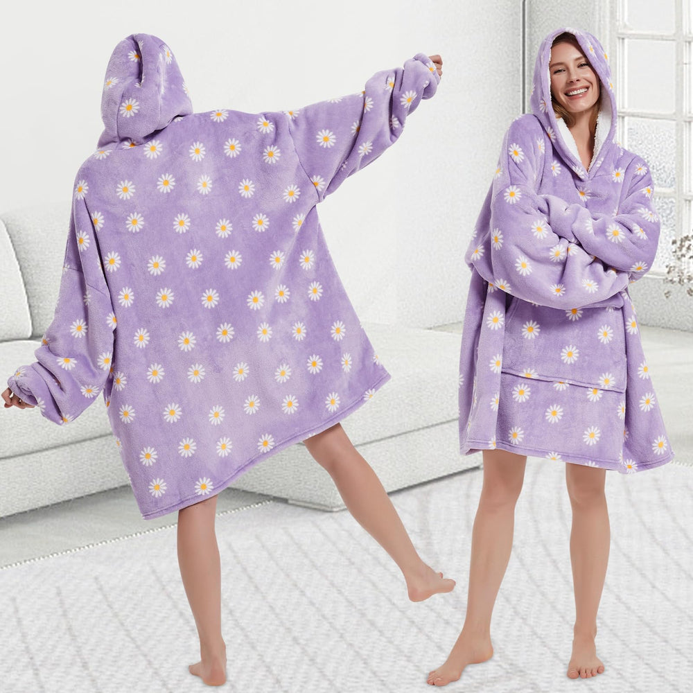 Mewkou hoodie Daisy comparaison taille enfant et adulte pratique