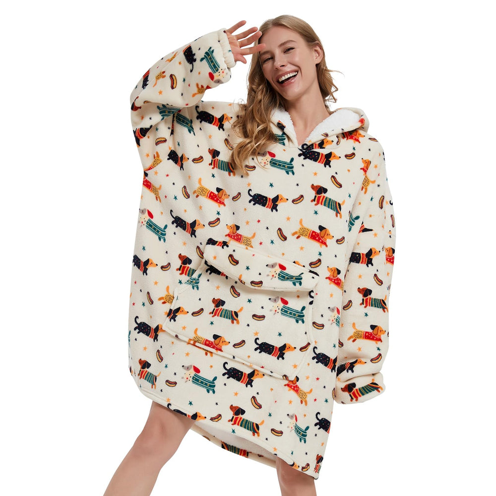 Mewkou hoodie en extérieur lors d’un pique-nique chaud