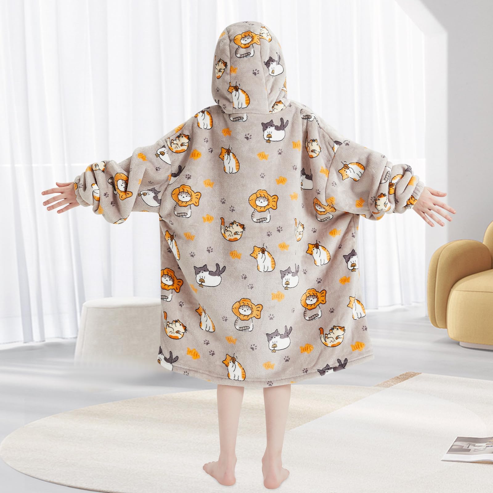 Mewkou hoodie texture sherpa gros plan douceur et isolation thermique