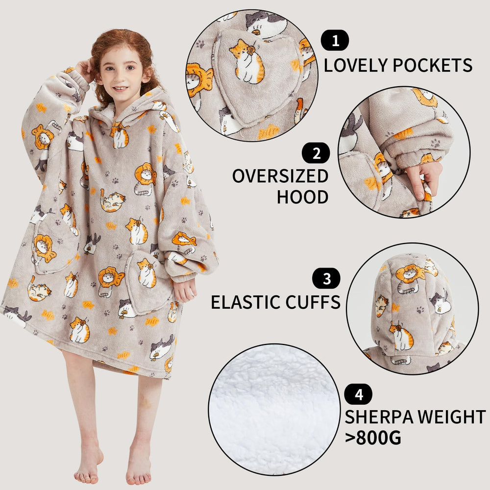 Mewkou hoodie grandes poches frontales pratiques pour mains et snacks