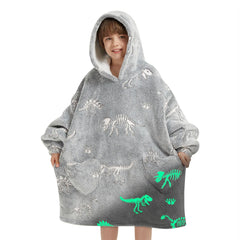 Mewkou vue frontale du sweat-couverture montrant chaleur et confort