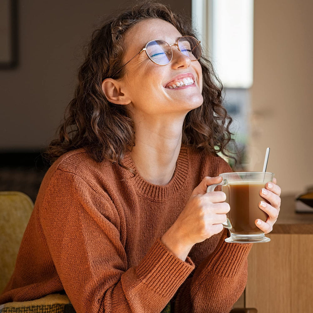 Mfacoy mug avec cuillère incluse montrant lot pratique pour service