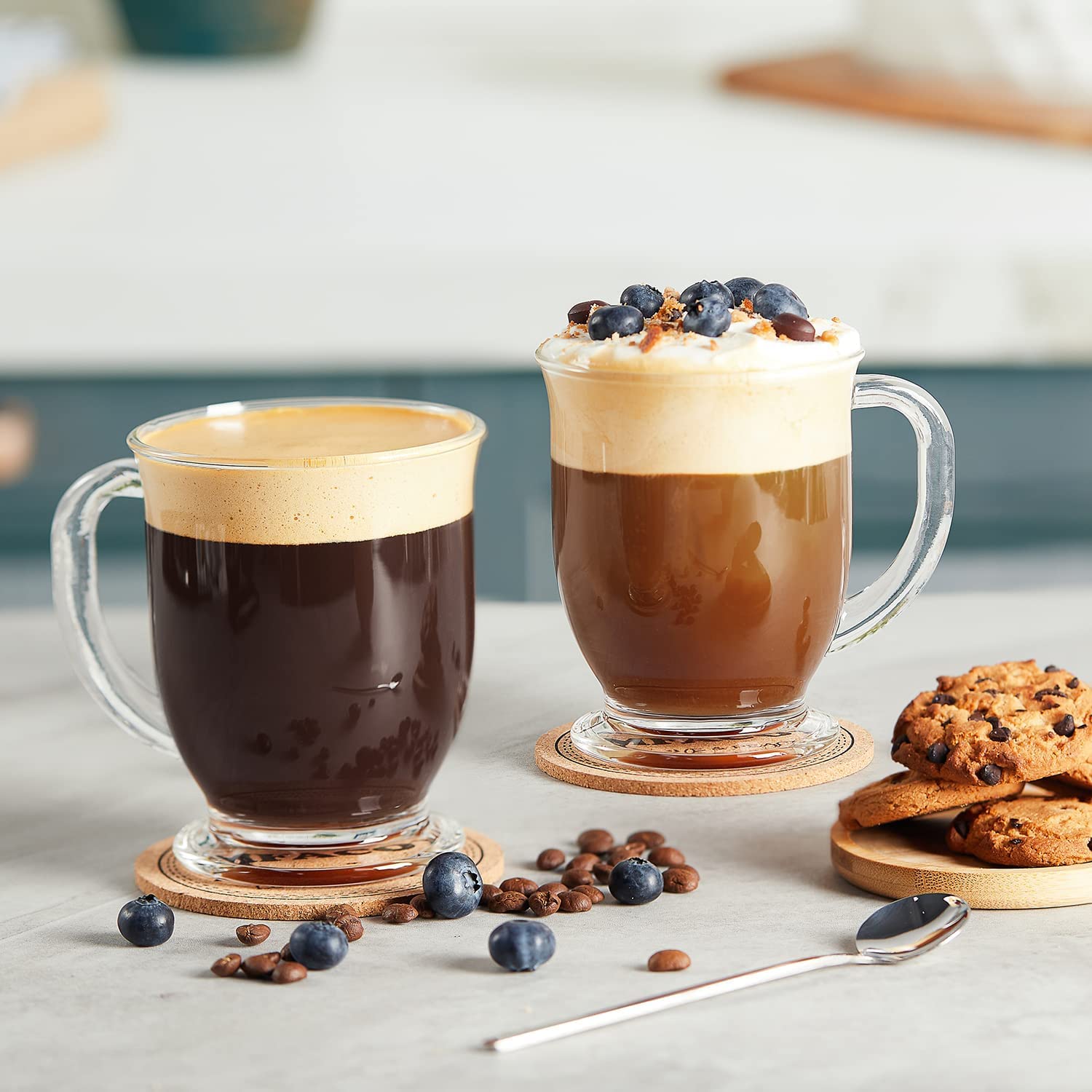 Mfacoy mug mise en scène table montrant élégance pour invités
