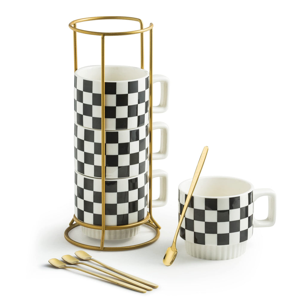 Miamolo tasse vue avant montrant le design empilable et gain de place