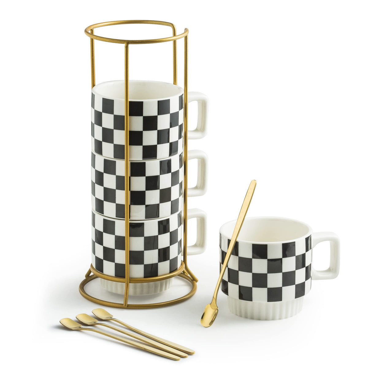 Miamolo tasse vue avant montrant le design empilable et gain de place