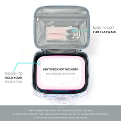 mibasies poche avant zippée pour condiments et serviettes pratiques