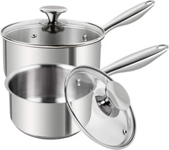 MICHELANGELO ensemble de casseroles 1Qt et 2Qt, solution polyvalente