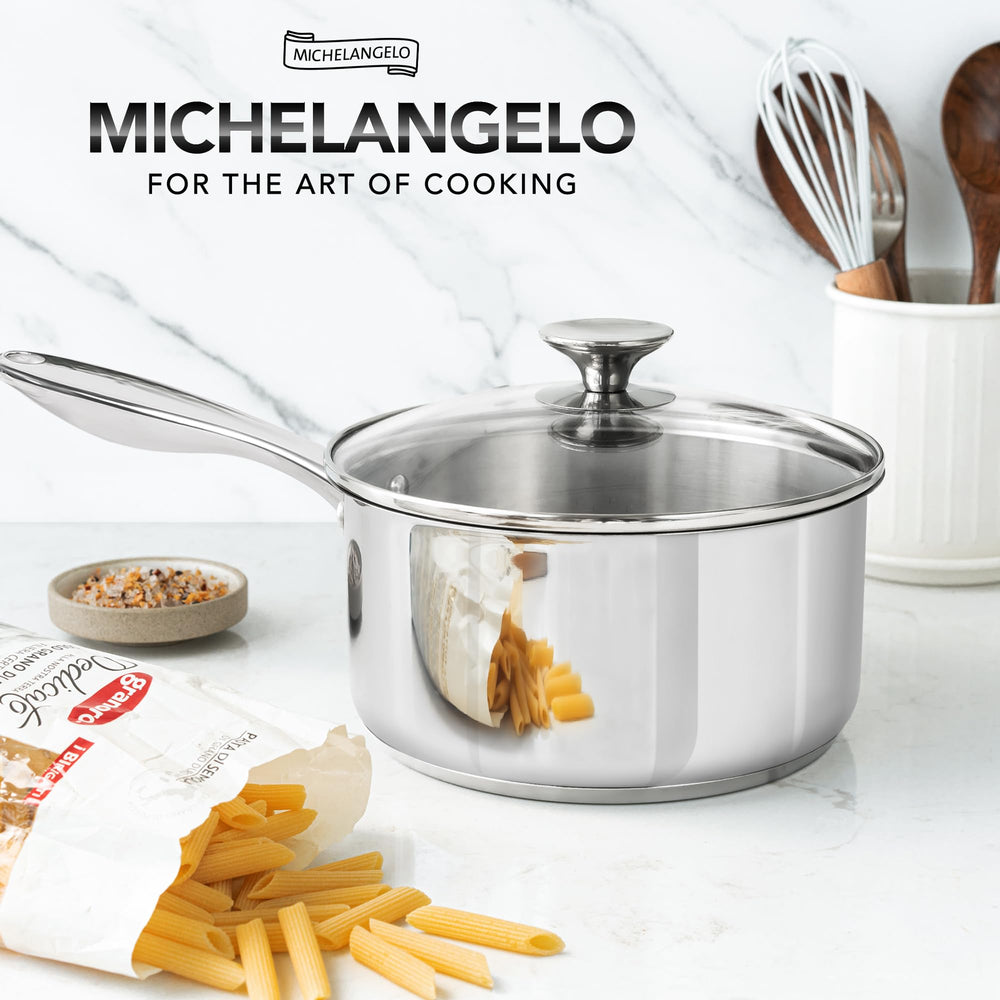 MICHELANGELO surface en inox poli après nettoyage pour un entretien facile et une belle apparence