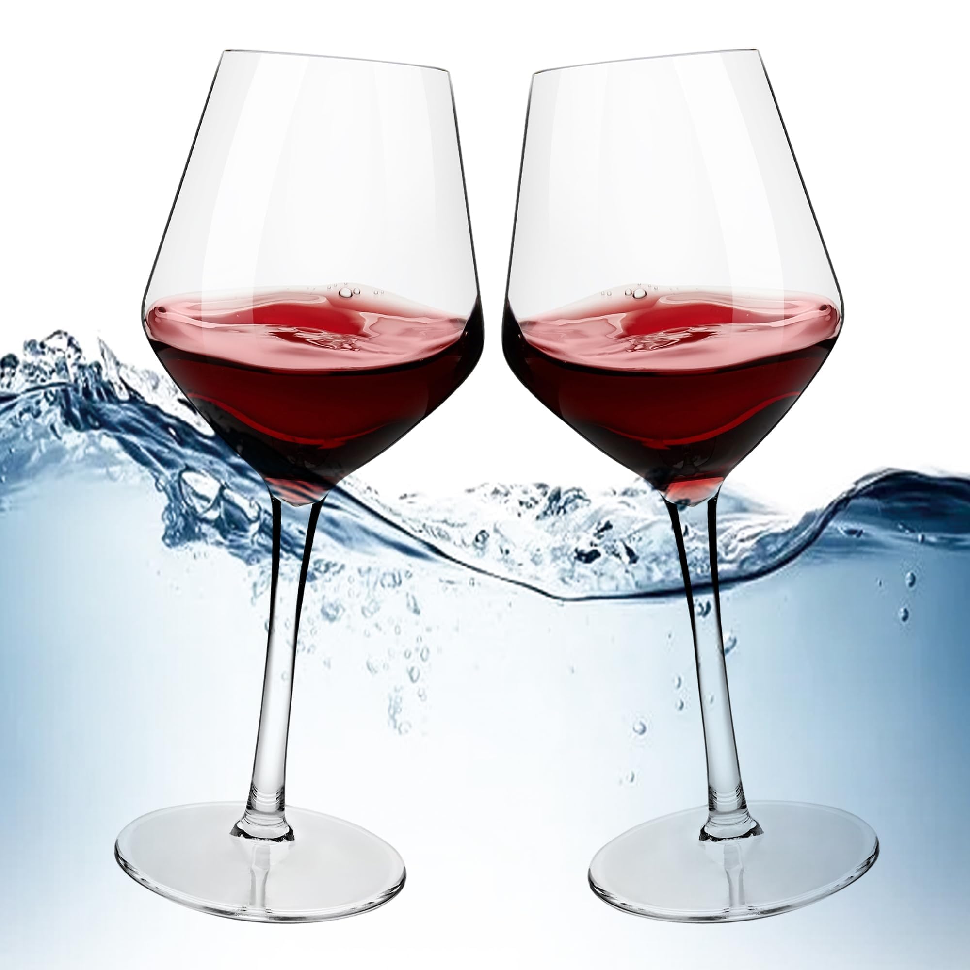MICHLEY verre placé dans le panier supérieur du lave‑vaisselle pour nettoyage facile