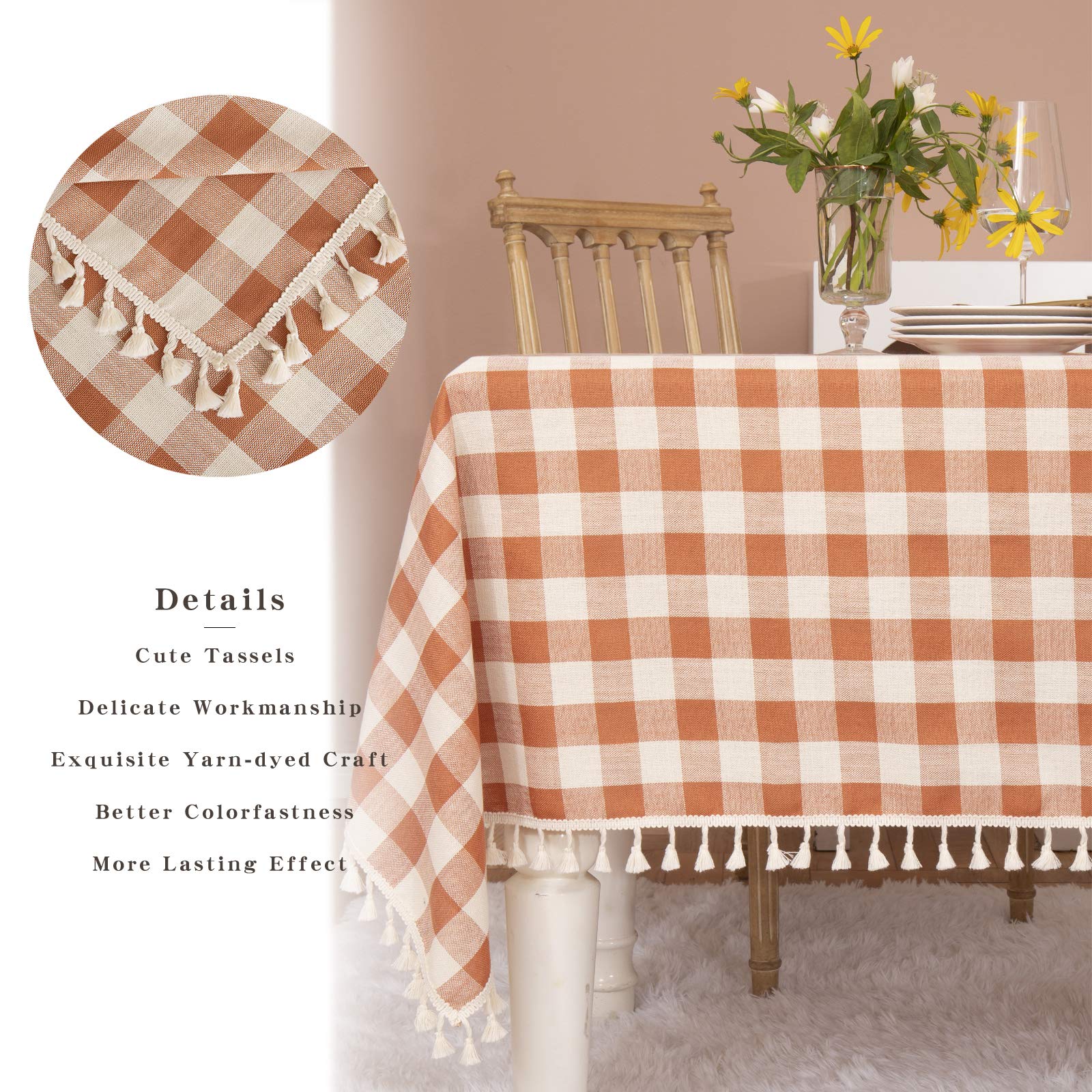 Midsummer Breeze nappe mise en scène Thanksgiving, crée ambiance conviviale