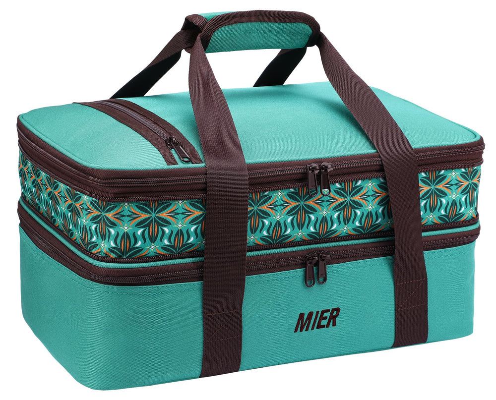 MIER sac devant teal, transport facile et design visible