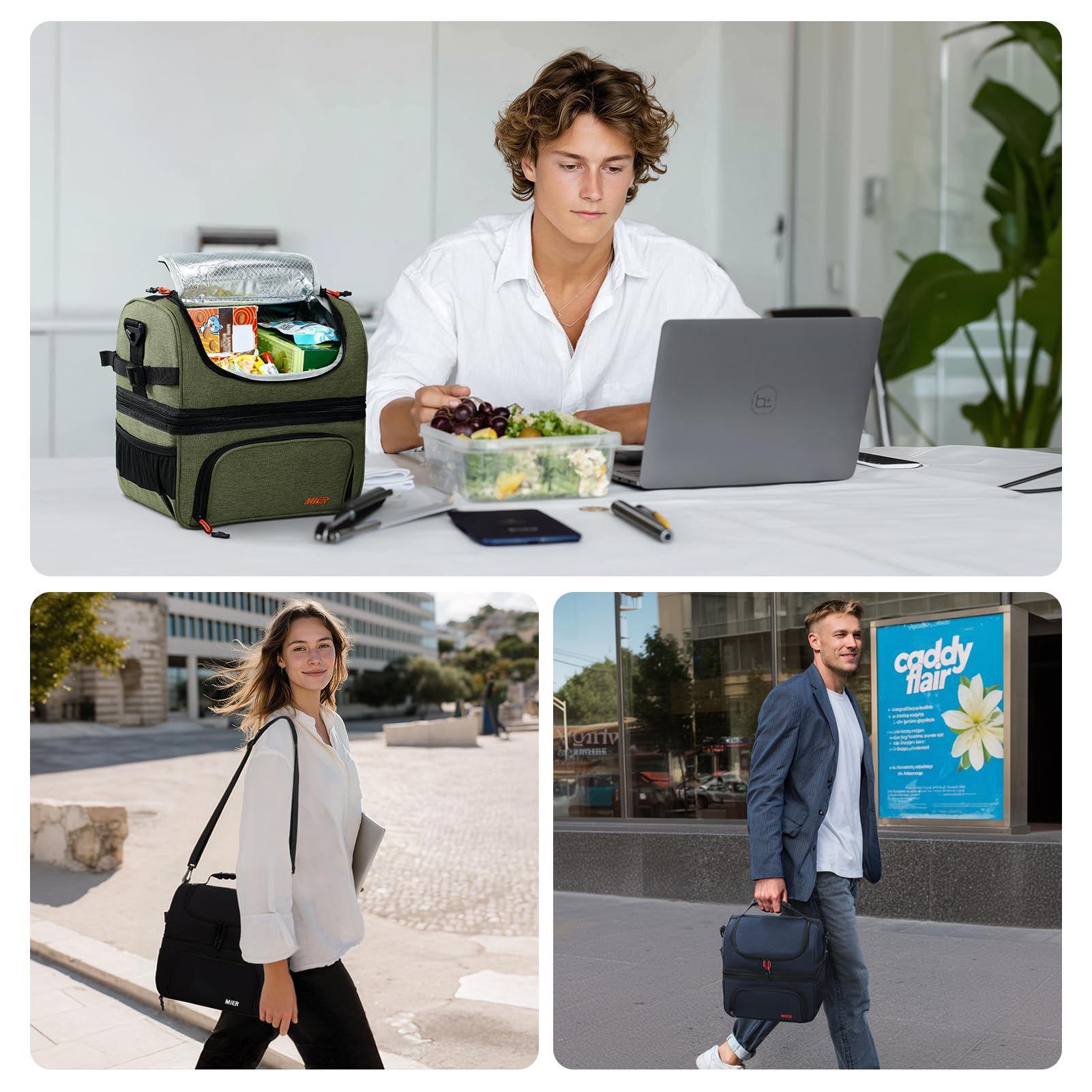 MIER comparaison de taille près d’un ordinateur portable pour échelle