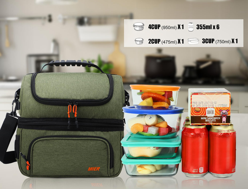 MIER lunch box en pique-nique maintien aliments organisés et protégés