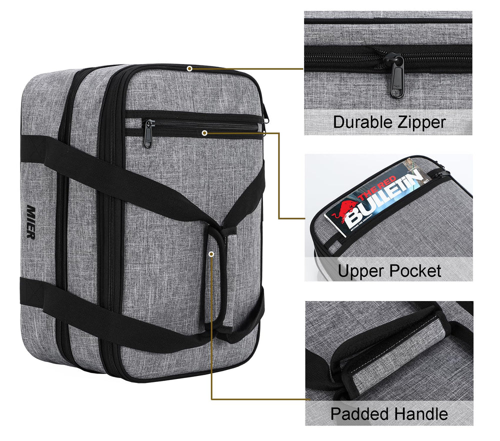MIER poche extérieure zippée contenant couverts et serviettes pour organisation