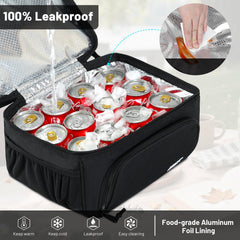 MIER poches extérieures montrant rangement facile pour accessoires