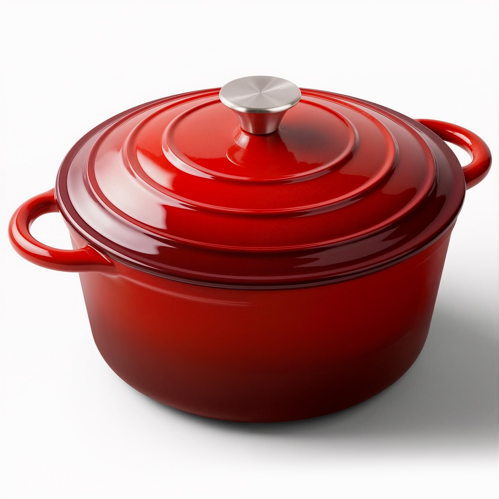 Miereirl cocotte face rouge montrant design élégant et capacité familiale