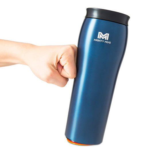 Mighty Mug face avant montrant finition Oceanic et maintien antidérapant
