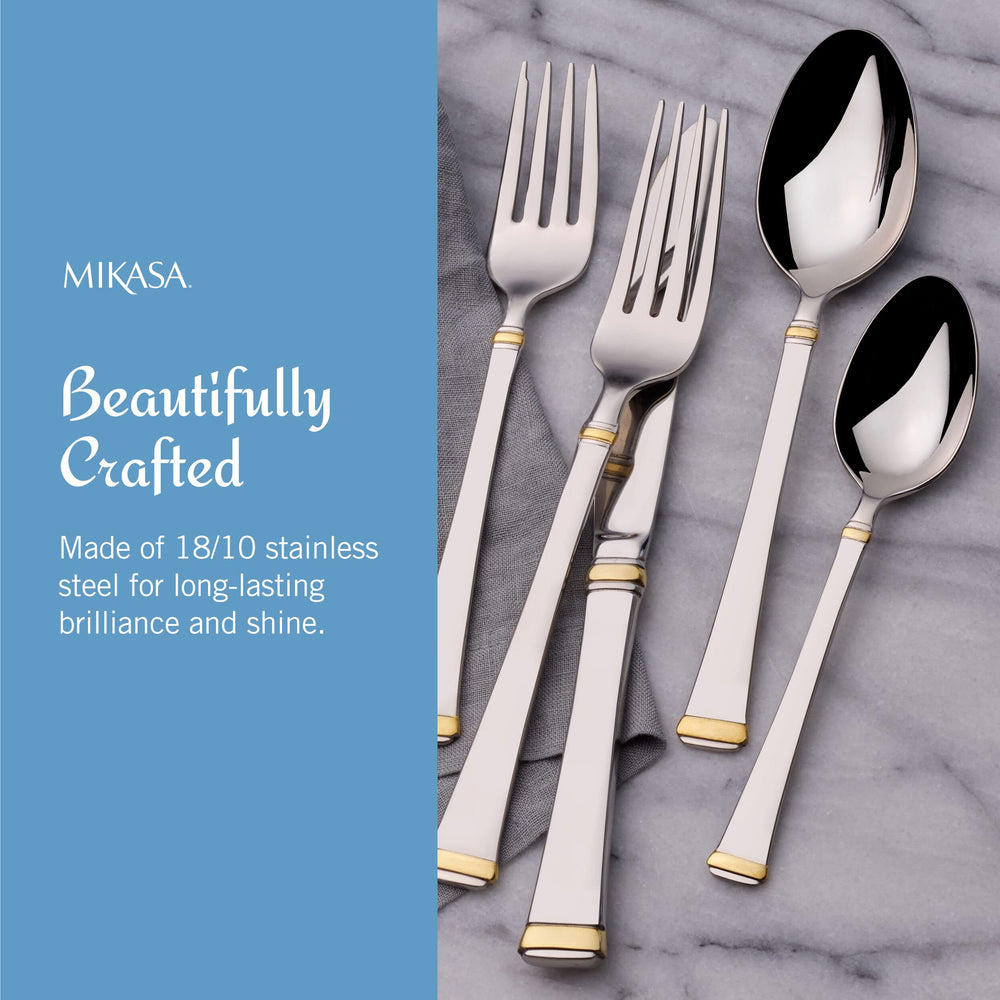 Mikasa Harmony couverts dressés sur table illustrant ambiance conviviale
