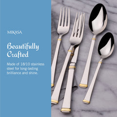 Mikasa Harmony couverts dressés sur table illustrant ambiance conviviale