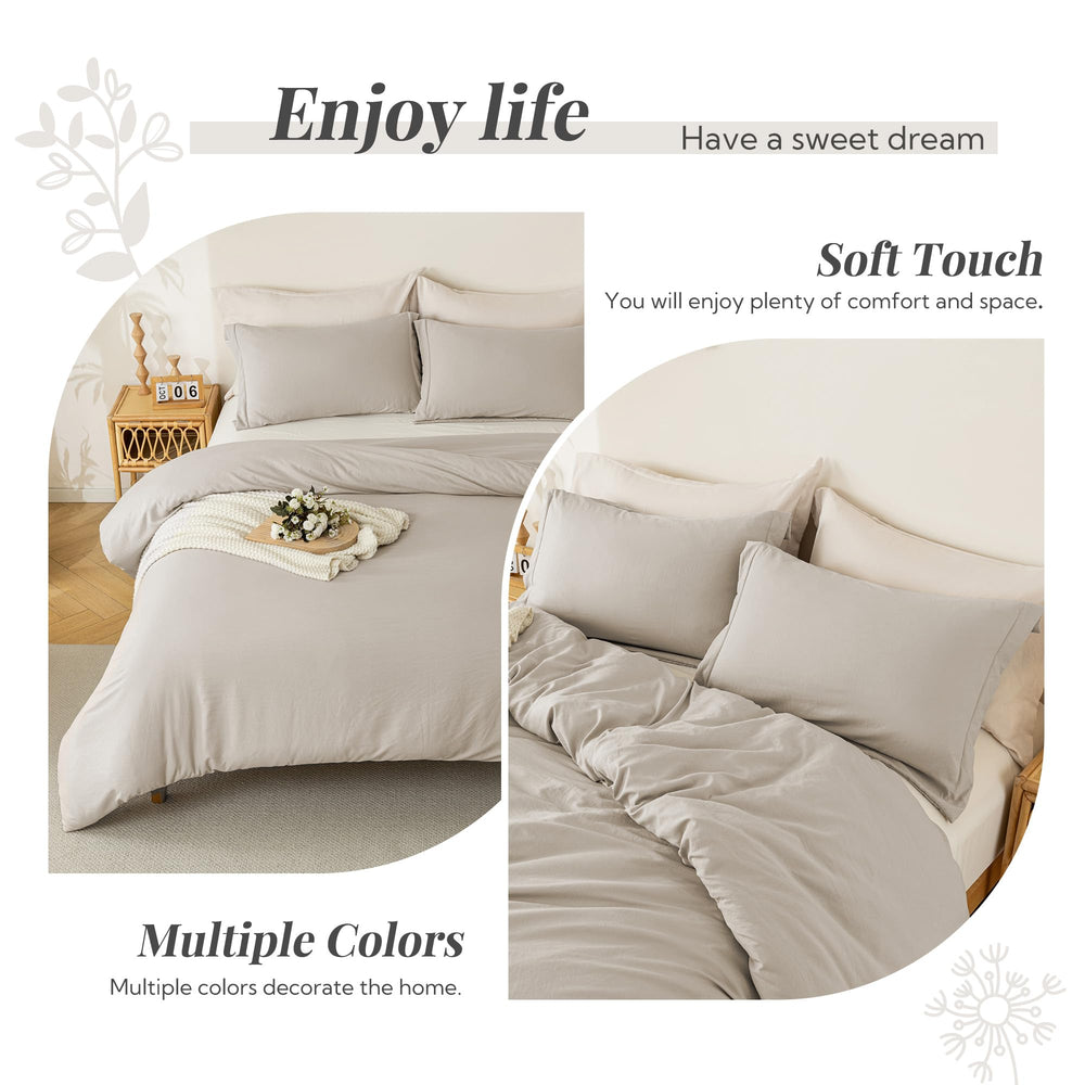 MILDLY mise en scène chambre Linen Grey apportant ambiance calme et harmonieuse