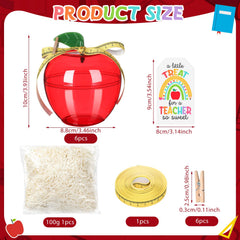 Mimorou pomme ouverte remplie de bonbons, présentation pratique