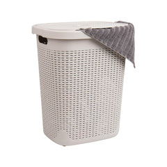 Mind Reader vue avant du panier 50L offrant rangement discret