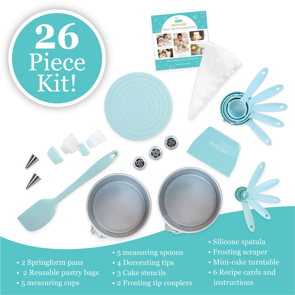 MindWare Playful Chef pochoirs trois motifs pour décorer proprement