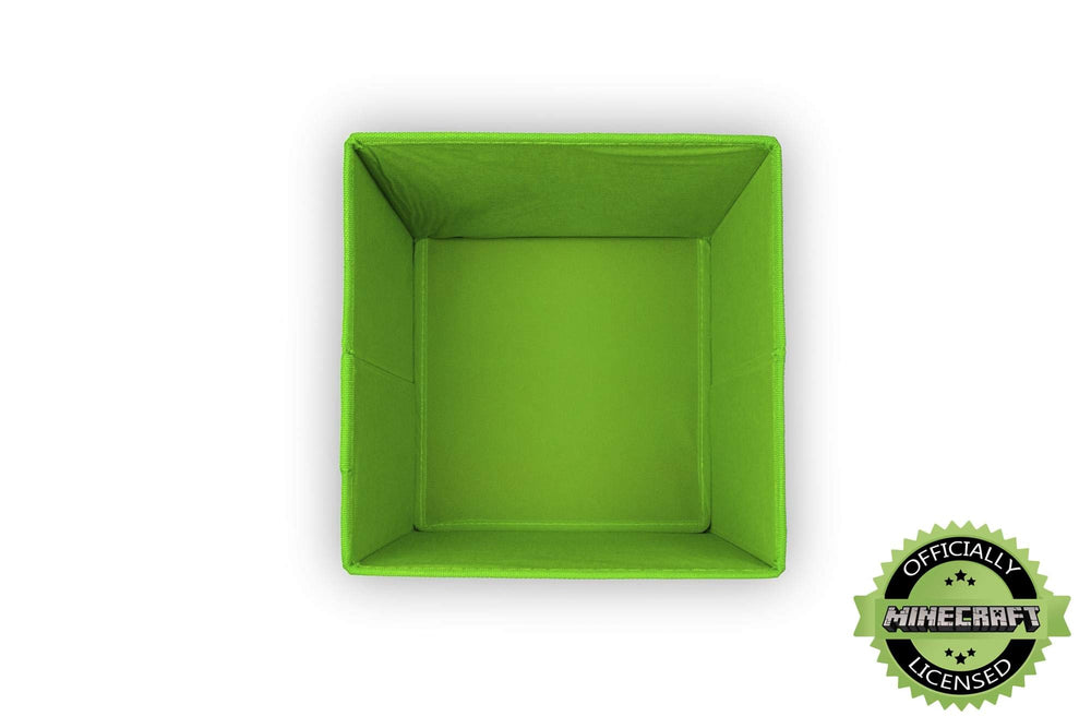 Minecraft rangement posé sur étagère modulaire et optimise l'espace