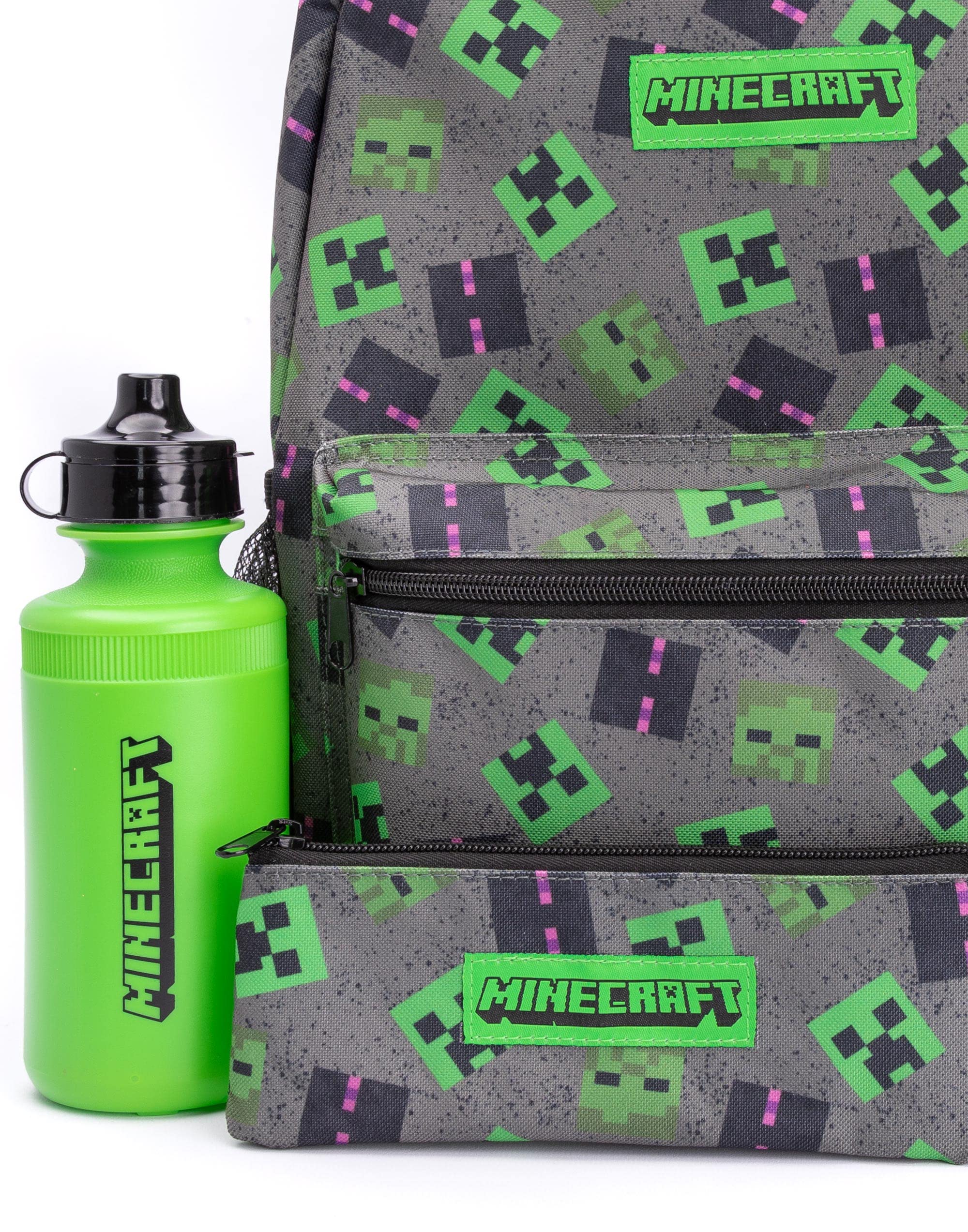 Minecraft gros plan imprimé Creeper Zombie Enderman, design attrayant