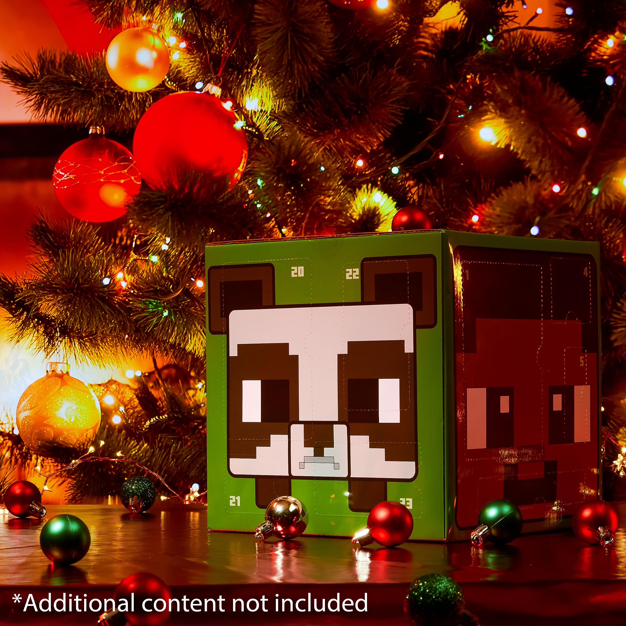 Minecraft gros plan texture Creeper montrant détail et qualité d'impression