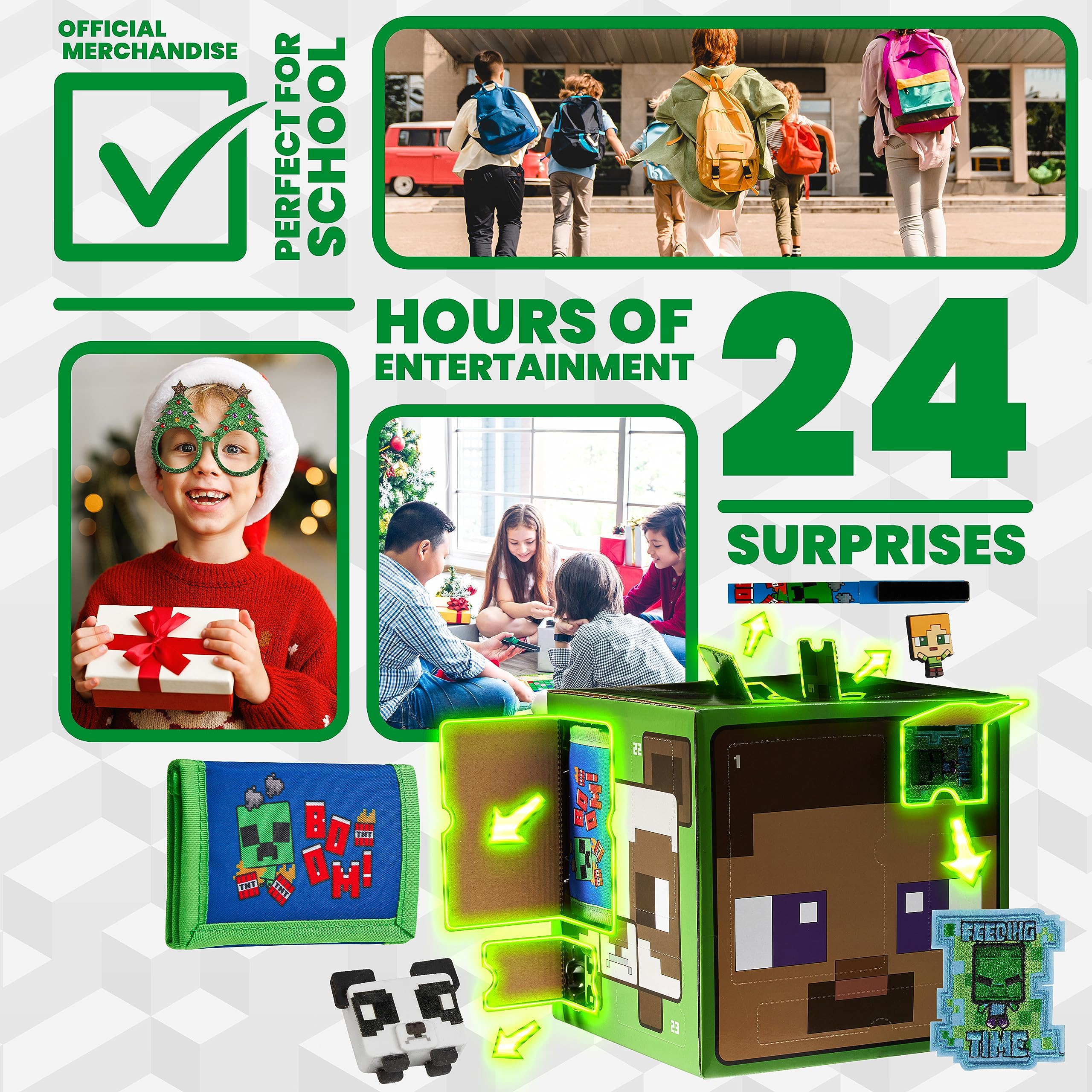 Minecraft ouverture d'une case avec surprise révélée pour excitation quotidienne
