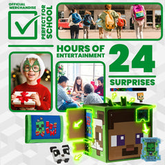 Minecraft ouverture d'une case avec surprise révélée pour excitation quotidienne