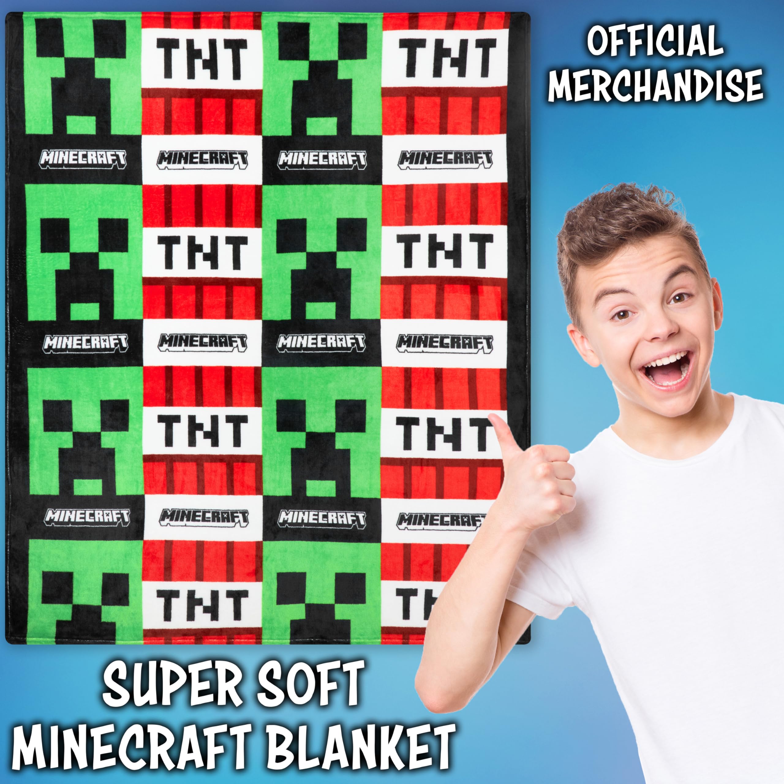 Détail tissu Minecraft montrant polaire douce et texture confortable