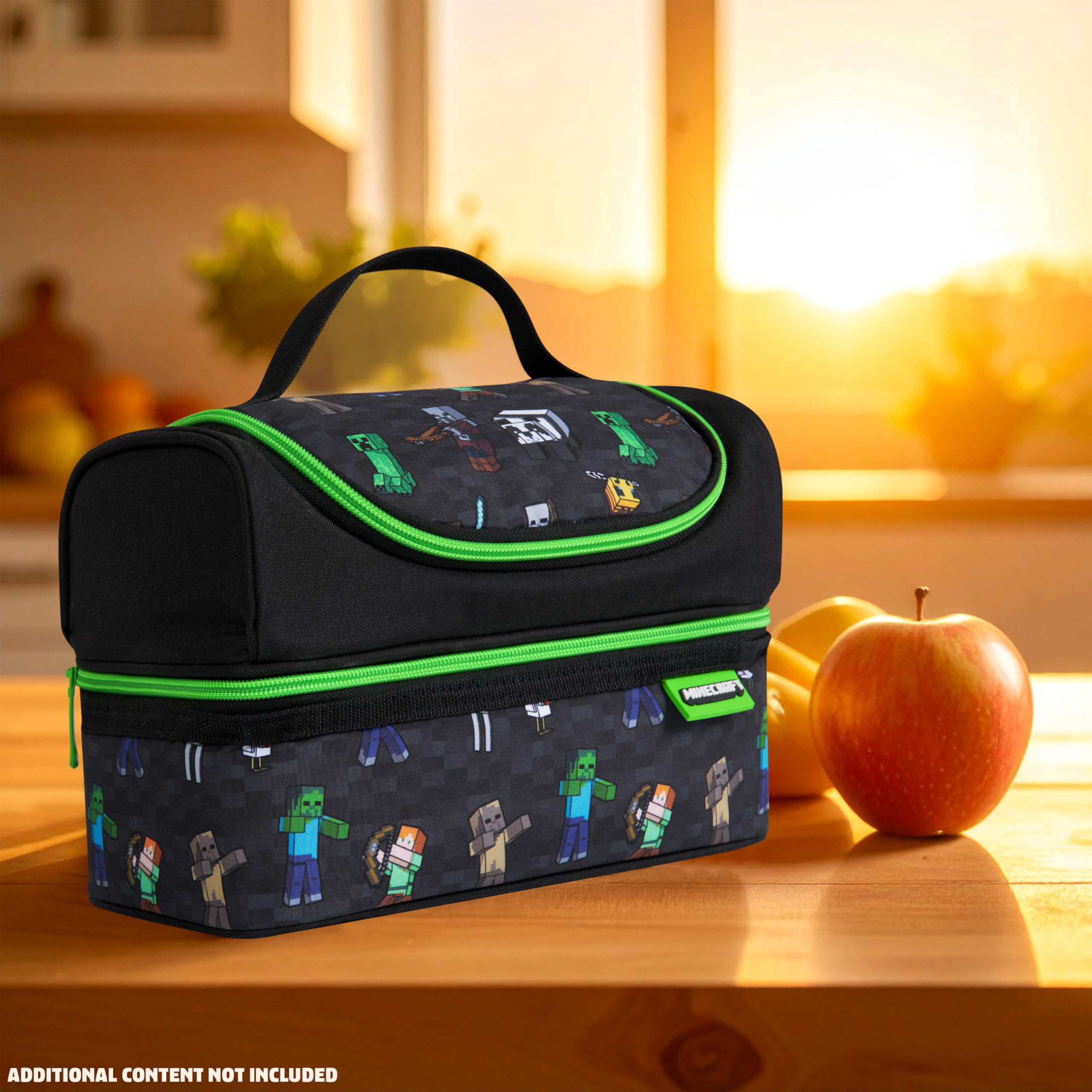Minecraft enfants portant le sac lors d'un pique-nique résistant et léger