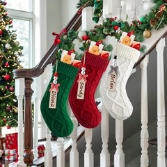 Minetom chaussettes suspendues à la cheminée, crée ambiance festive soignée