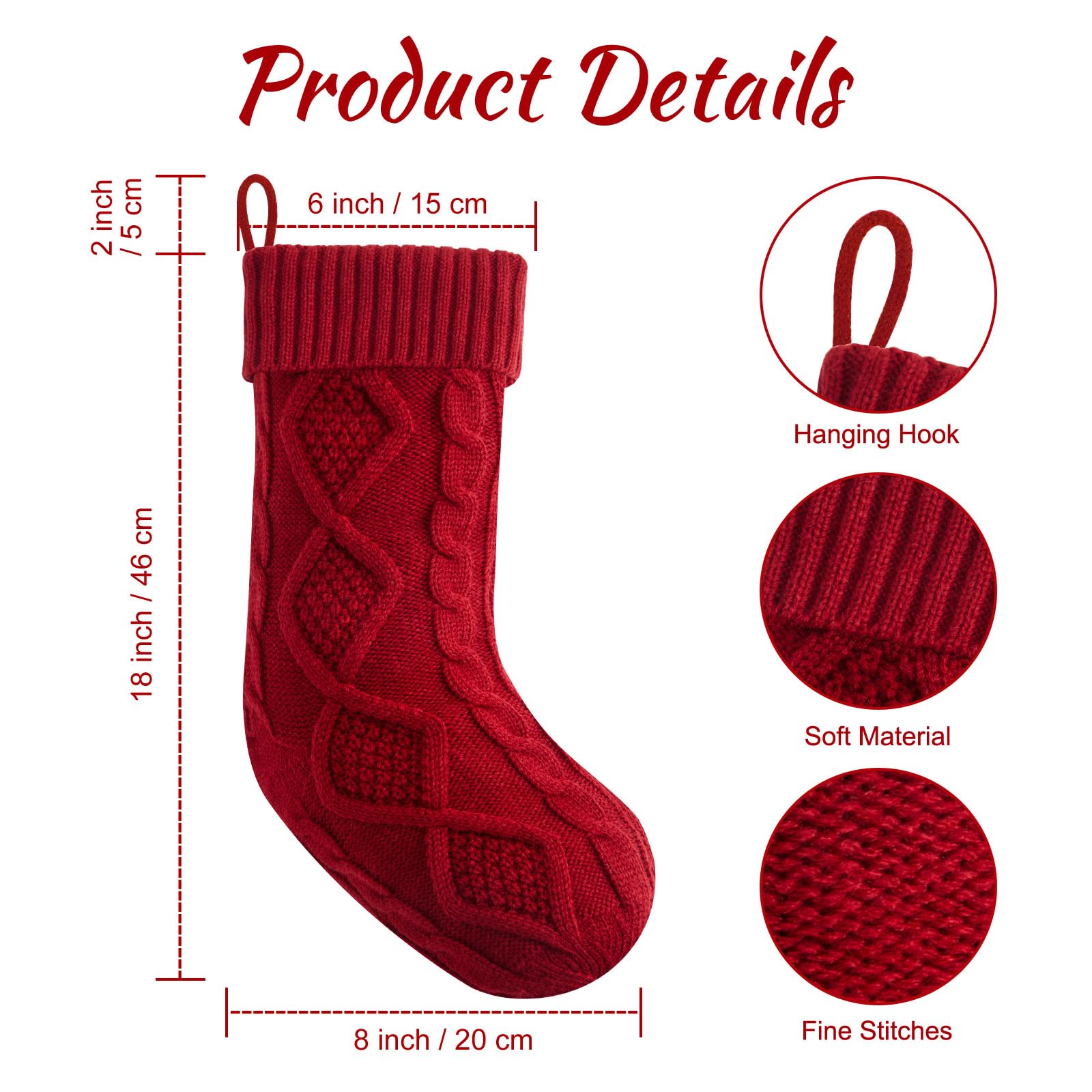 Minetom lot de quatre chaussettes assorties pour décoration coordonnée