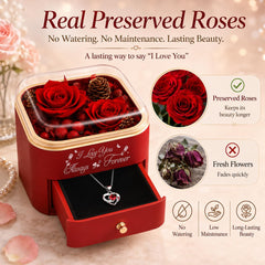 minstely étiquette imprimée I Love You Always & Forever, message romantique clair