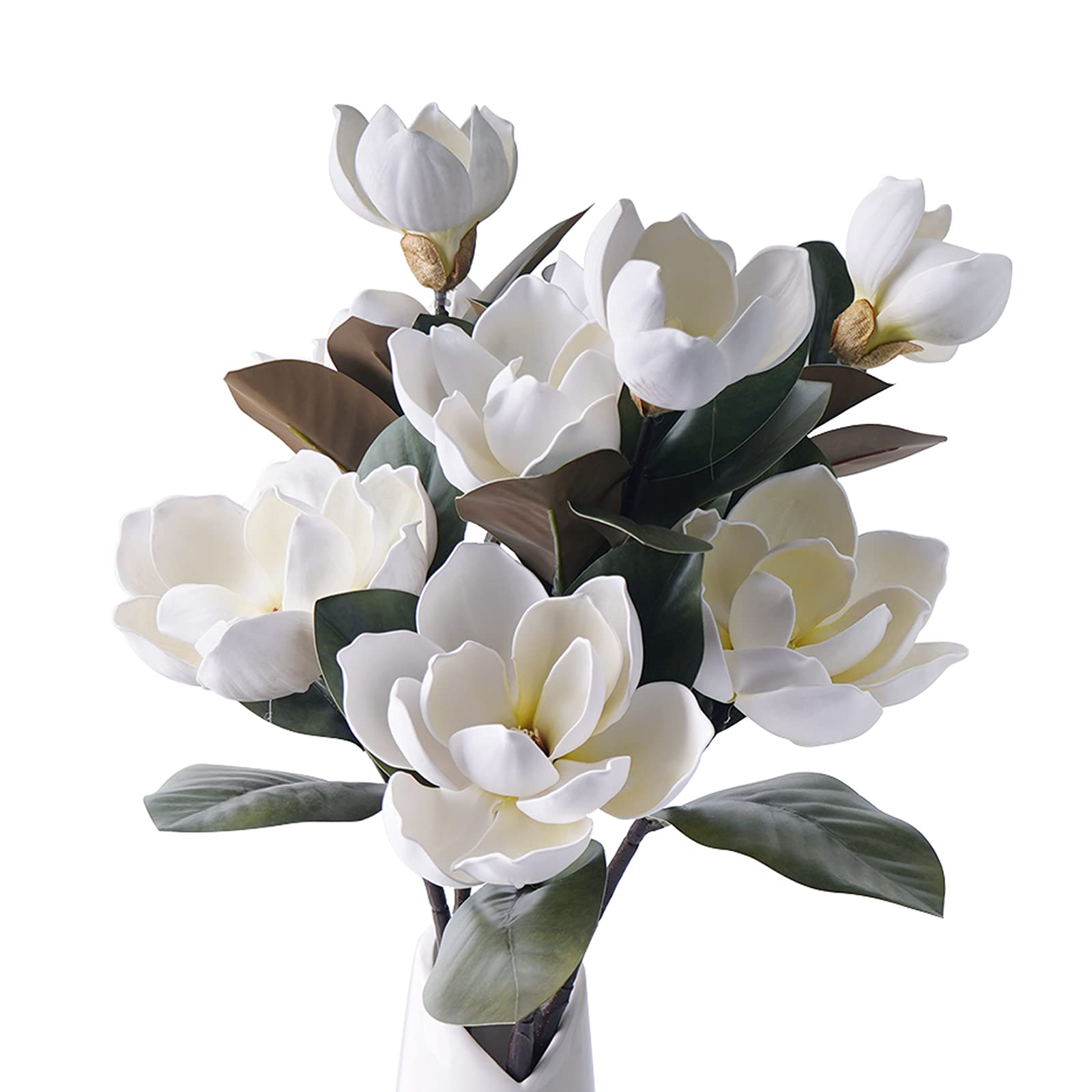 MINYULUA tige magnolia face produit montrant élégance durable