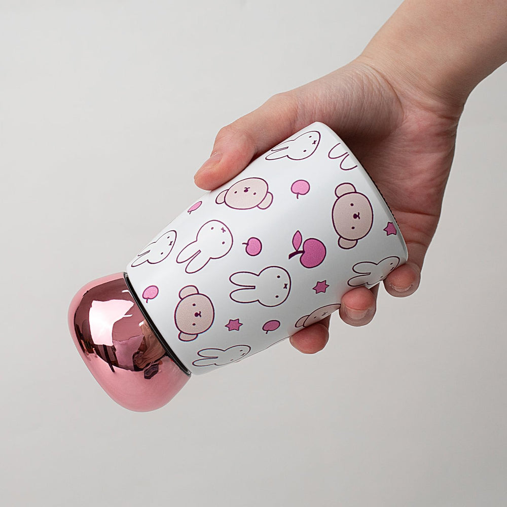 MIPOW Miffy ouverture et intérieur en acier inoxydable pour hygiène