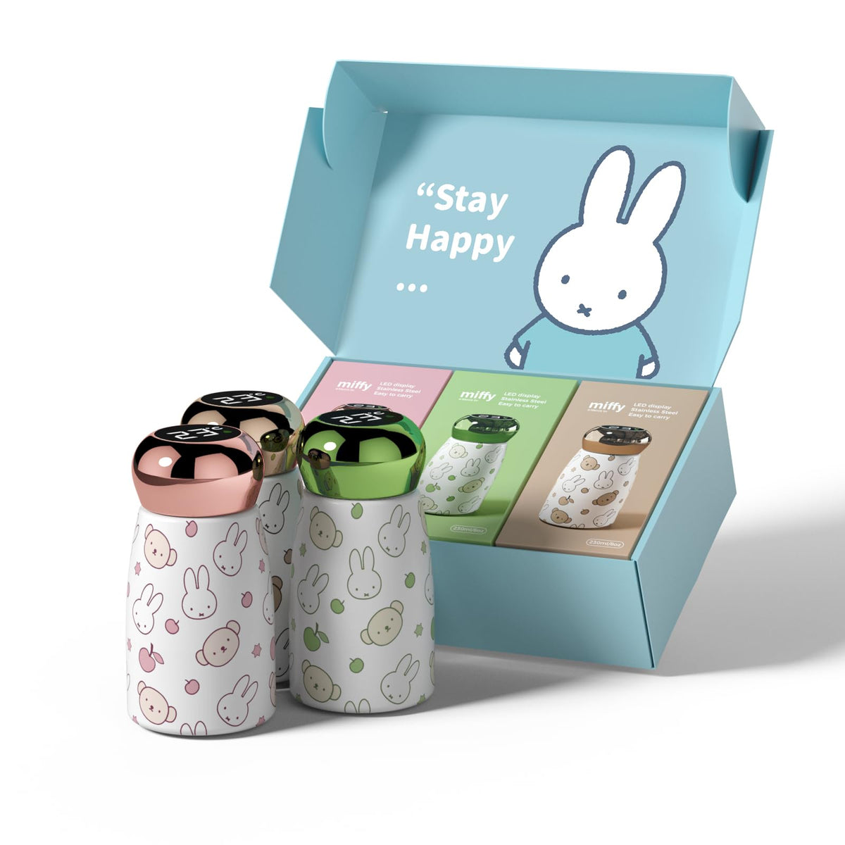 MIPOW Miffy packaging avant montrant le lot et l'aspect cadeau