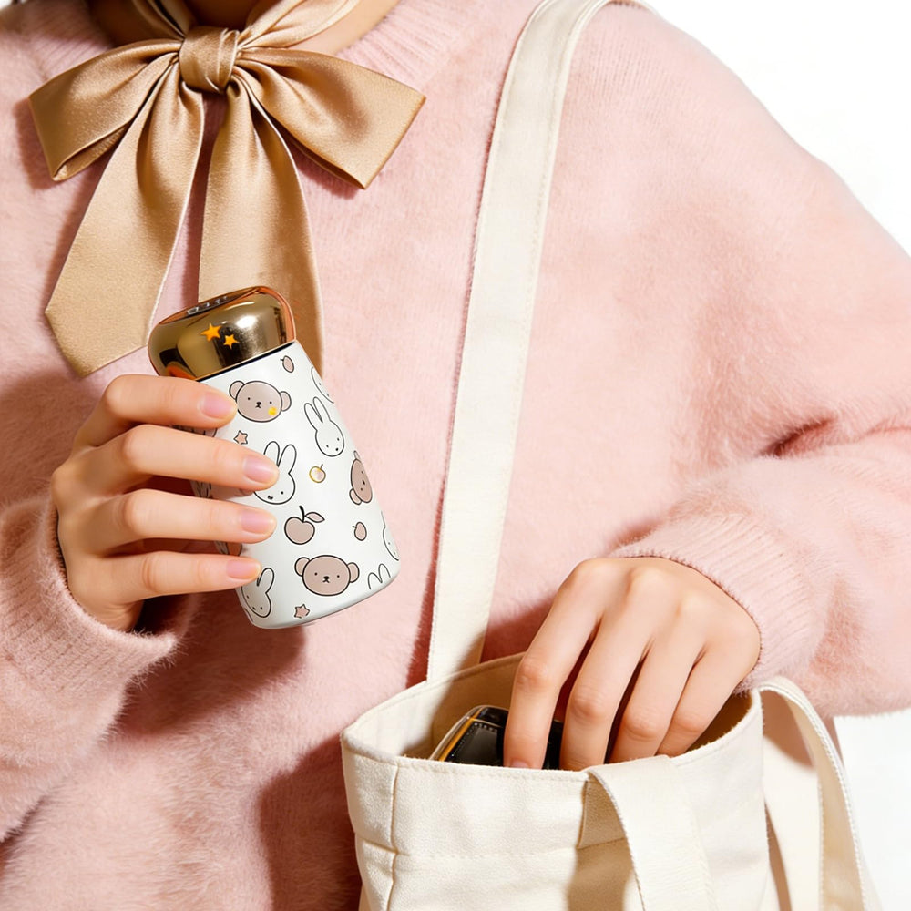 MIPOW Miffy vue latérale couleurs marron rose vert utile pour différencier