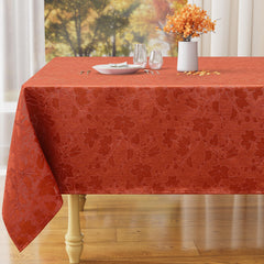 misaya nappe face avant montrant motif feuilles d'érable et style automnal