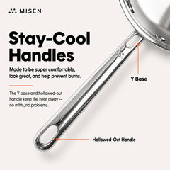 Misen grande surface de cuisson 10" offrant 20% d'espace en plus