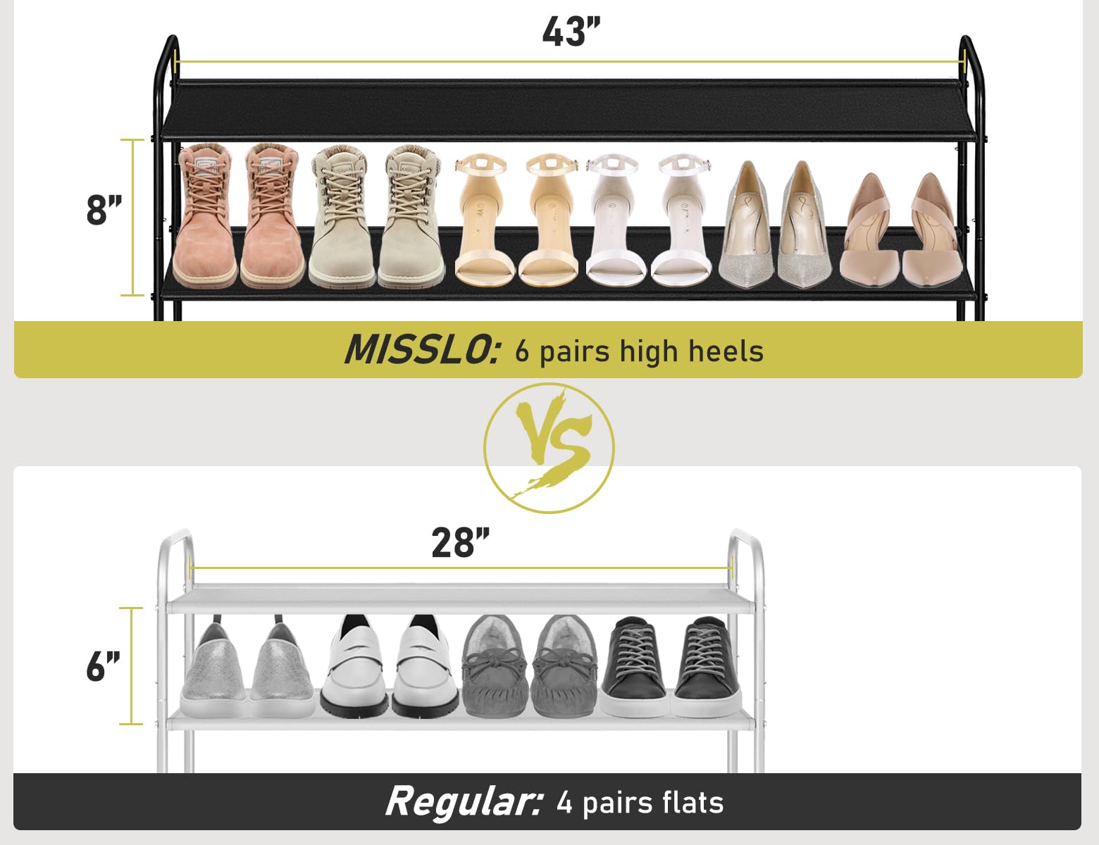 MISSLO étagère en usage dans placard optimisant l'espace