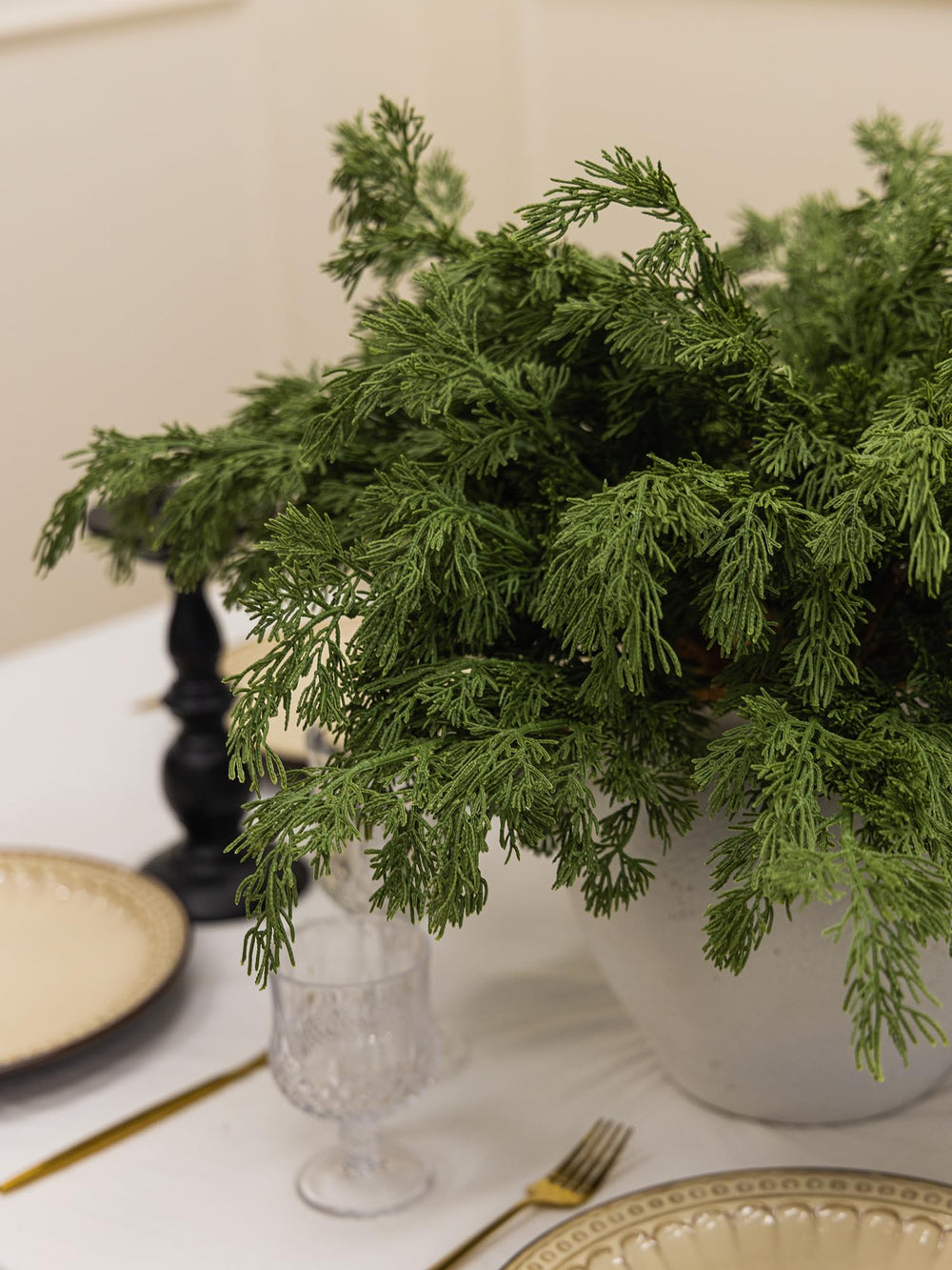 MISSPIN guirlande de rampe décorée avec branches résistantes aux intempéries