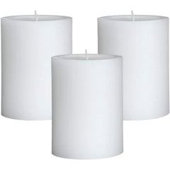 Mister Candle vue avant emballage montrant design blanc élégant et ambiance