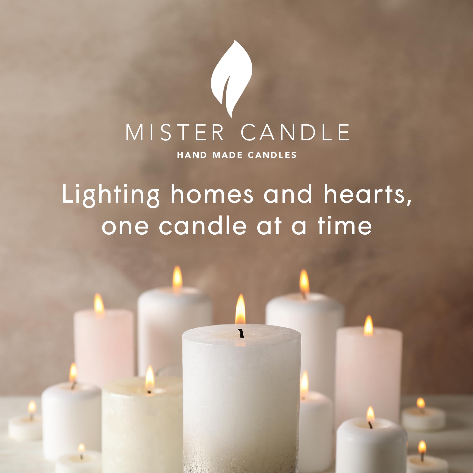 Mister Candle détail de la mèche en coton garantissant combustion propre