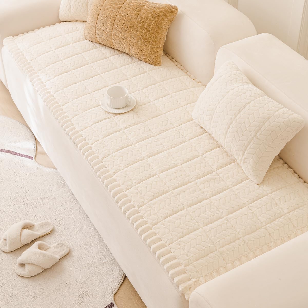 Mitid gros plan texture fuzzy montrant douceur et confort